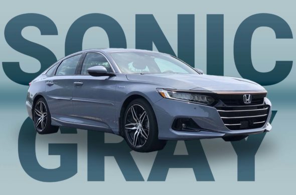 Sonic Gray Honda Accord
