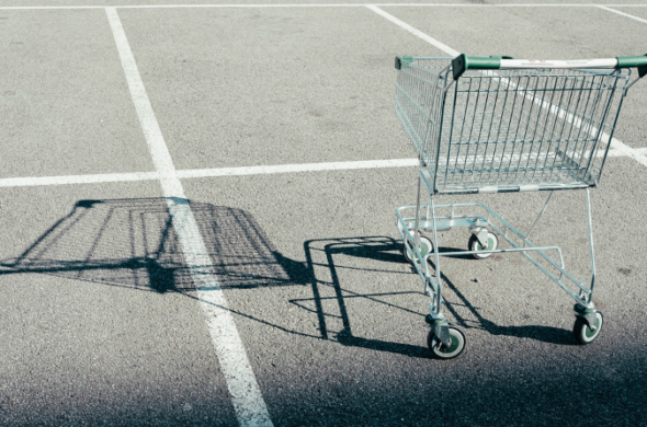 Push Cart in Parking Lot