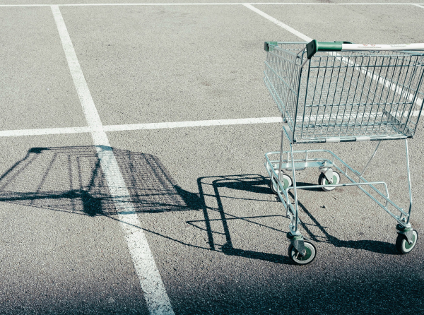 Push Cart in Parking Lot