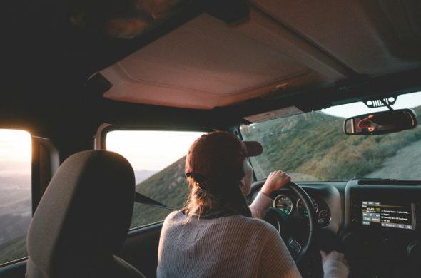 Girl On The Road